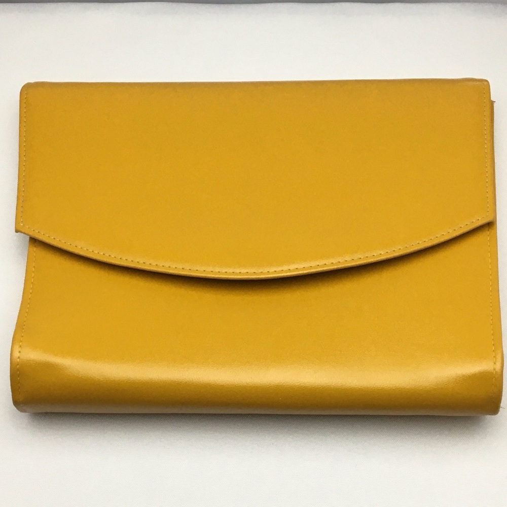 Women's Mustard Yellow Clutch/Shoulder Bag